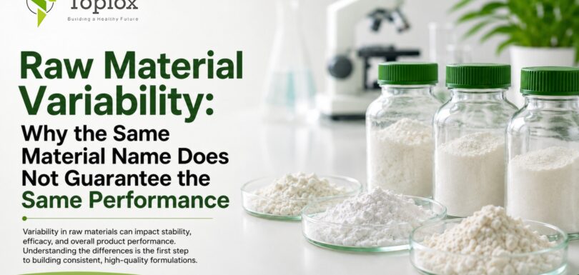 Raw Material Variability: Why the Same Material Name Does Not Guarantee the Same Performance